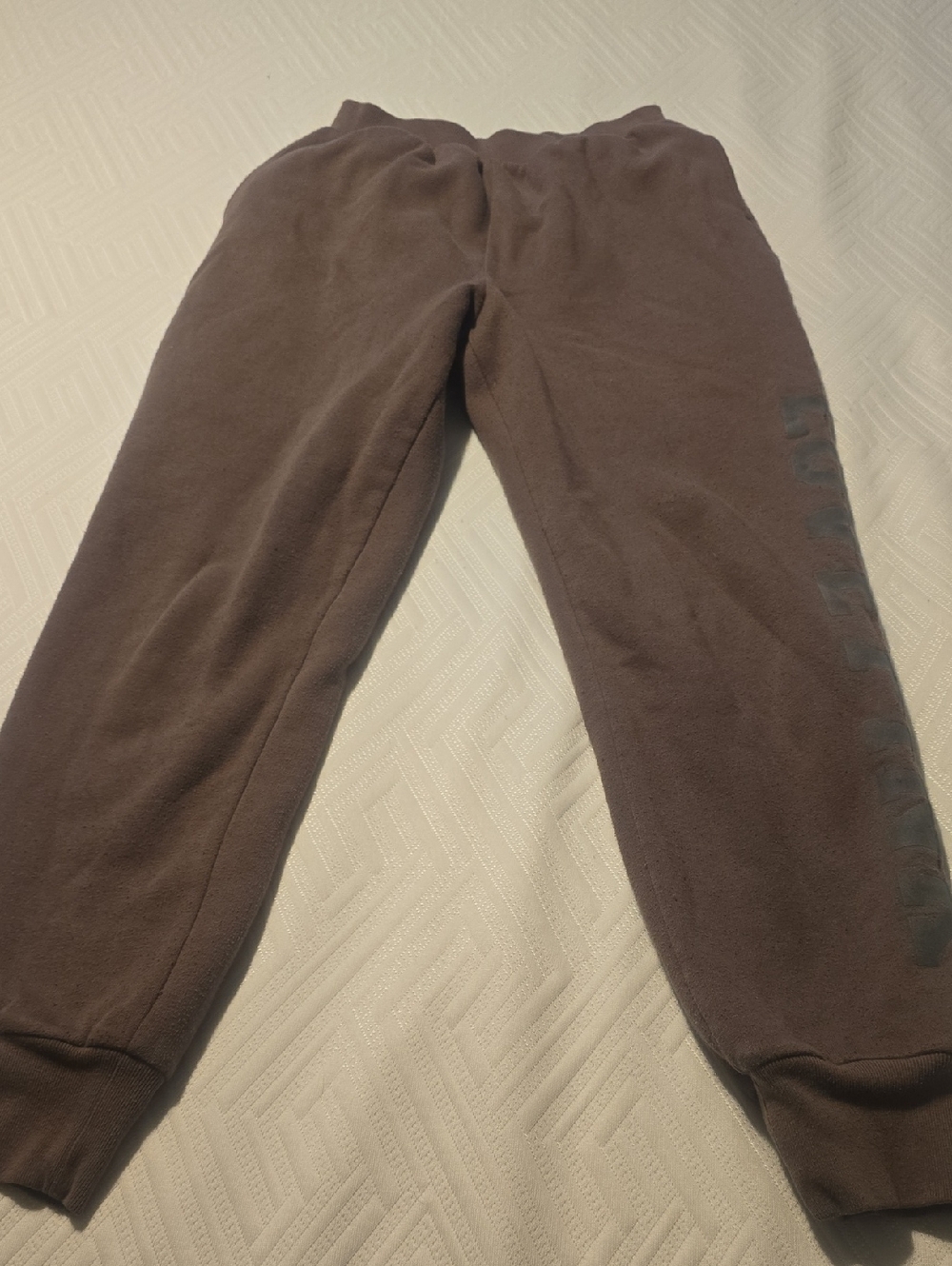 Kids Fleece Jogger Pants - Brown Small